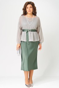 Модель 3222 Эдита нефрит + дымчатый FITA