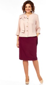 Модель 678 бежевый+бордовый VIA-Mod