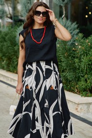 Модель 28683бл черный VITTORIA QUEEN