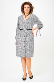 Модель 902.1 светло-серый Принт «черно-серая геометрия» Swallow