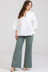 Модель 1293+1257 Белый+ Олива Mirolia