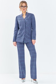 Модель 647 голубая клетка Euromoda