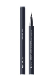 Подводка-фломастер для глаз водостойкая с кисточкой RELOUIS тон:01 black