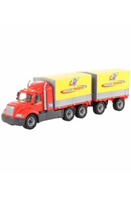 55583 Майк, автомобиль бортовой тентовый с прицепом