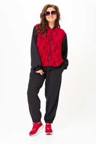 Модель 946/449В черный с красным Solomea Lux