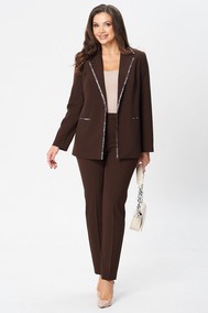 Модель 1018 шоколад+отделка Vilena fashion