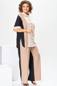 Модель 2-2799 бежевый/чёрный Romanovich