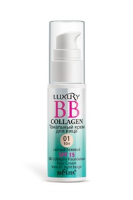B B-Collagen тональный крем для лица тон 01 светлый бежевый 25 мл