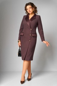 Модель 1626-1 Темно-бордовый Орхидея Люкс