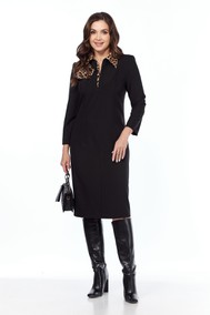 Модель 1021 черный+леопард Vilena fashion