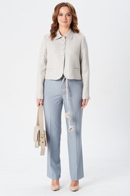 Модель 1059 бежевый+серый Vilena fashion