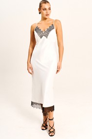 Модель 1839 белый с черным Foxy fox