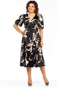 Модель 1419 черный с принтом Милора-стиль