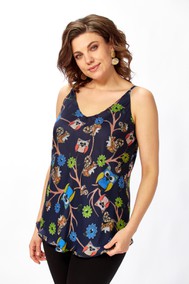 Модель 0346-3 дизайн совушки, абстракция, синий AVENUE