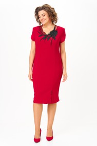 Модель 973В алый с черным Solomea Lux