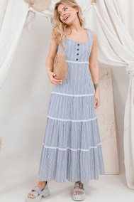 Модель 9657 синяя полоска 164 AMORI