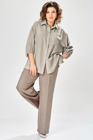 Модель С1017 хаки-коричневый Ольга Стиль