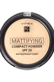 VITEX Матирующая компактная пудра для лица Mattifying compact powder SPF20, тон 04 Sand beige