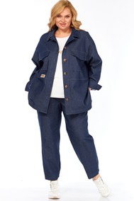 Модель 1342 синий джинс Милора-стиль