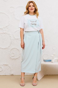 Модель 1376 белый + голубой Michel Chic