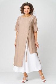 Модель 1564 кофе+белый Ladis Line