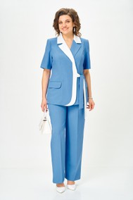 Модель 1669 Голубой Орхидея Люкс