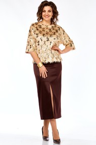 Модель Л433 золото-коричневый Ольга Стиль