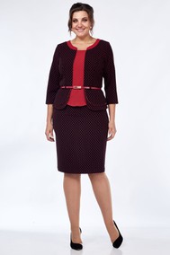 Модель 1189 черный с малиновым Lady Style Classic