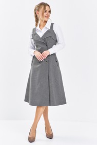 Модель 650 серый клетка Euromoda