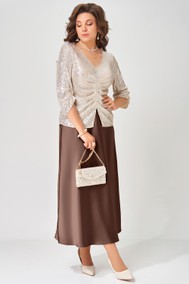 Модель 4153 Зария шоколадно-бежевый FITA