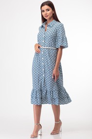 Модель 713 голубой-горох Anelli