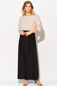 Модель 504 пудра+черный LAIKONY