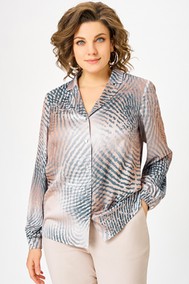 Модель 783.4 Кофейный принт, разводы деним Swallow