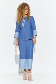 Модель 698 голубой Euromoda