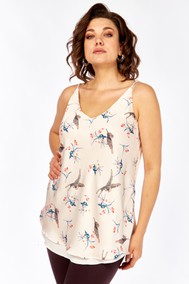 Модель 0346 молочный, дизайн птички AVENUE