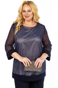 Модель 2435/1 а темно-синий Элль-стиль