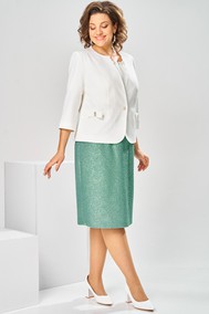 Модель 3-2697 белый/зелень Romanovich