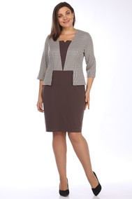 Модель 762 Кофейный с бежевым Lady Style Classic