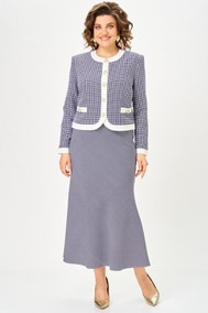 Модель 2332 синий_узор+белый Svetlana Style