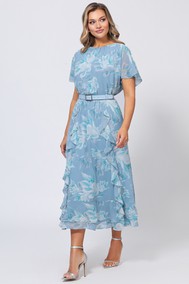 Модель 5054 голубой/цветы Bazalini