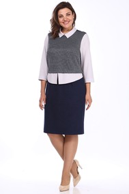 Модель 1453/2 Синий с серым Lady Style Classic