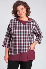 Модель 751/1 бордовый, клетка Michel Chic