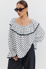 Модель 4452 белый+черный горох Vesnaletto