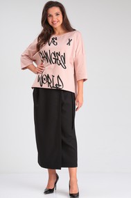 Модель 1348 розовый, черный Michel Chic
