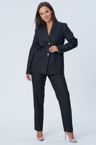 Модель 945 черный+бежевая полоска Vilena fashion