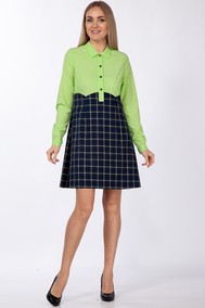 Модель 849 Желто-зеленый с темно-синим Lady Style Classic