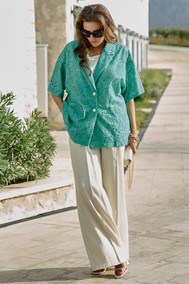 Модель 28763 бежевый с зеленью VITTORIA QUEEN