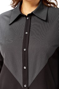 Модель 0353 черный, полоска черный+белый AVENUE