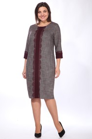 Модель 1509 Бордовый с серым Lady Style Classic