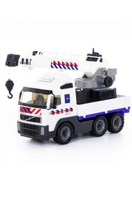 77318 Volvo, автомобиль-кран с поворотной платформой полицейский (Nl)